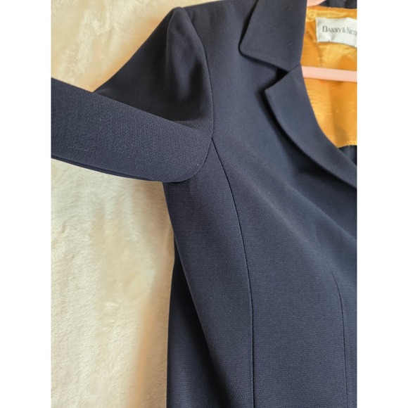 Vintage Y2K Danny Nicole Navy Blue Blazer and Pant Suit Set Women's Size 10 - Picture 7 of 16